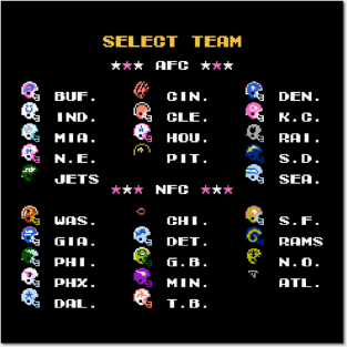 Tecmo Bowl (1991) Posters and Art